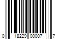 Barcode Image for UPC code 018229000077