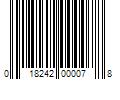 Barcode Image for UPC code 018242000078