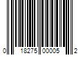 Barcode Image for UPC code 018275000052