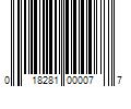 Barcode Image for UPC code 018281000077