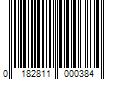 Barcode Image for UPC code 0182811000384