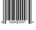 Barcode Image for UPC code 018284000074