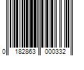 Barcode Image for UPC code 0182863000332