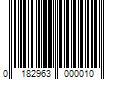 Barcode Image for UPC code 0182963000010