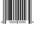 Barcode Image for UPC code 018300000934