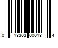 Barcode Image for UPC code 018303000184