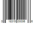 Barcode Image for UPC code 018315000066