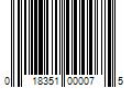 Barcode Image for UPC code 018351000075