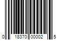 Barcode Image for UPC code 018370000025