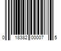 Barcode Image for UPC code 018382000075