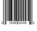 Barcode Image for UPC code 018398000052