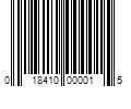 Barcode Image for UPC code 018410000015