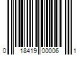 Barcode Image for UPC code 018419000061