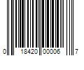 Barcode Image for UPC code 018420000067