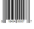 Barcode Image for UPC code 018434000077