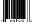 Barcode Image for UPC code 018463000062