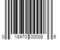 Barcode Image for UPC code 018470000086