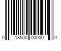 Barcode Image for UPC code 018500000000