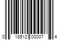 Barcode Image for UPC code 018512000074