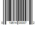 Barcode Image for UPC code 018514000072