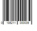 Barcode Image for UPC code 0185211000039