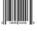 Barcode Image for UPC code 018545000065