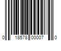 Barcode Image for UPC code 018578000070