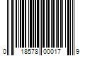 Barcode Image for UPC code 018578000179