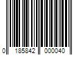 Barcode Image for UPC code 0185842000040