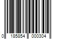 Barcode Image for UPC code 0185854000304