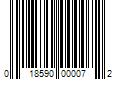 Barcode Image for UPC code 018590000072