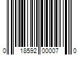 Barcode Image for UPC code 018592000070