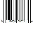 Barcode Image for UPC code 018600000214