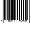 Barcode Image for UPC code 0186011000083