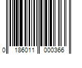 Barcode Image for UPC code 0186011000366