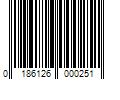 Barcode Image for UPC code 0186126000251