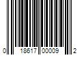 Barcode Image for UPC code 018617000092