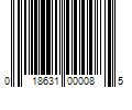 Barcode Image for UPC code 018631000085