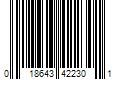 Barcode Image for UPC code 018643422301