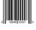 Barcode Image for UPC code 018646000070