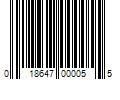 Barcode Image for UPC code 018647000055