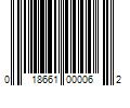 Barcode Image for UPC code 018661000062