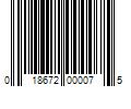 Barcode Image for UPC code 018672000075