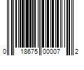 Barcode Image for UPC code 018675000072