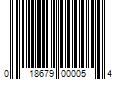 Barcode Image for UPC code 018679000054