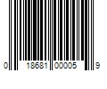 Barcode Image for UPC code 018681000059