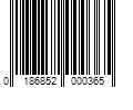 Barcode Image for UPC code 0186852000365