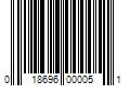 Barcode Image for UPC code 018696000051