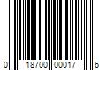 Barcode Image for UPC code 018700000176