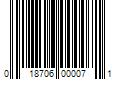 Barcode Image for UPC code 018706000071